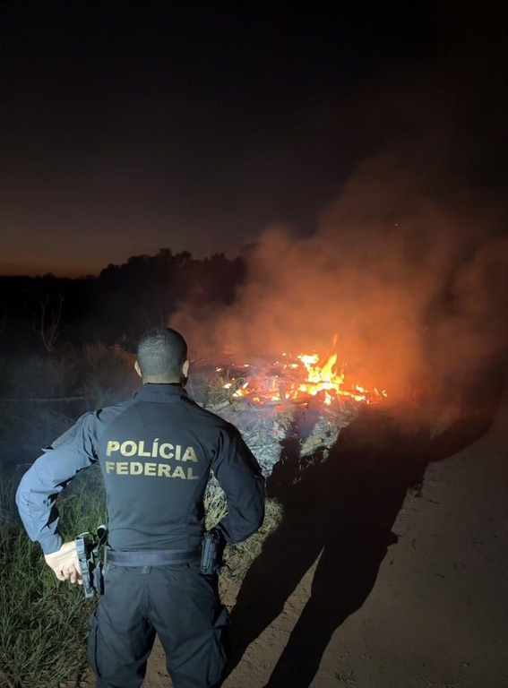 PF prende homem em flagrante por queimada ilegal em Rondônia
