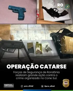 Operação Catarse: Forças de Segurança de RO realizam grande ação contra o crime organizado no Cone Sul