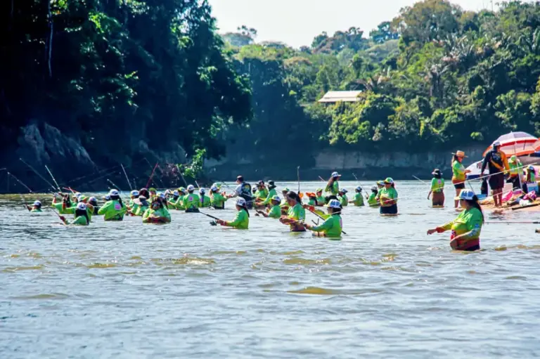 ELAS PESCANDO: Projeto realiza etapa neste final de semana, no município de Cabixi