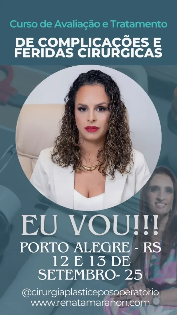 Fisioterapeuta vilhenense participa de curso em Porto Alegre sobre complicações e feridas cirúrgicas