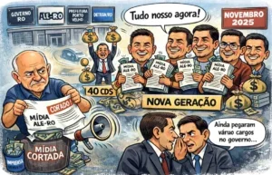 Mídia institucional da ALE-RO em novembro de 2025 amplia debate sobre critérios, favorecimento e cargos comissionados