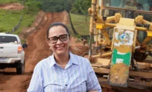 Rosangela Donadon garante manutenção emergencial na Estrada da Resina após chuvas em Vilhena