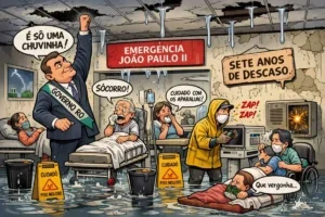 Hospital João Paulo II registra novos alagamentos após sete anos de gestão estadual