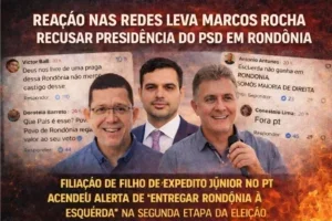 Reação nas redes sociais leva governador Marcos Rocha a recuar e recusar presidência do PSD em Rondônia