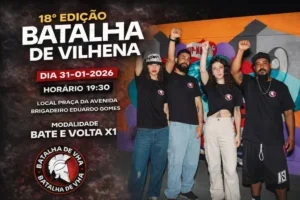 18ª Batalha de Vilhena movimenta cultura urbana com evento independente neste sábado