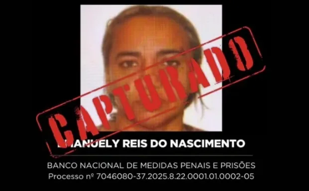 Mulher investigada por envolvimento em homicídio é presa após meses foragida