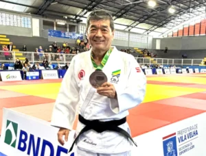 Atleta de Colorado do Oeste, Mauro Matsubara conquista medalha de bronze no Campeonato Brasileiro Veteranos de Judô